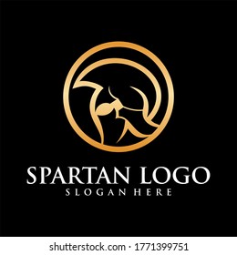 awesome spartan elegant logo illustrator