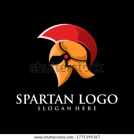 awesome spartan elegant logo illustrator