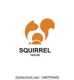 awesome Squirrel logo template design