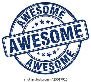 Awesome Stamp Stock Vector (Royalty Free) 425017918 | Shutterstock