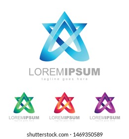 Awesome Star Logo Design Vector