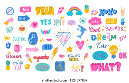 Cool Girl Stickers