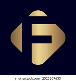 Awesome style F letter vector logo design