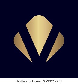 Awesome style V letter vector logo design