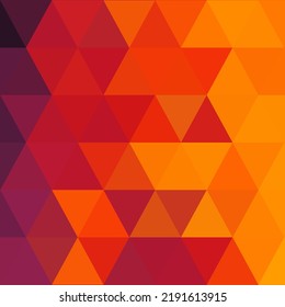 Awesome Stylish Geometric background with colorful triangles