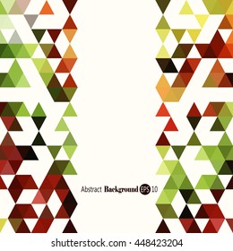 Awesome Stylish Geometric background with colorful triangles
