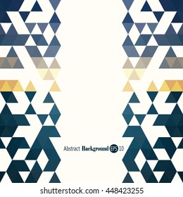 Awesome Stylish Geometric background with colorful triangles