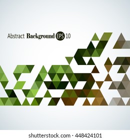 Awesome Stylish Geometric background with colorful triangles