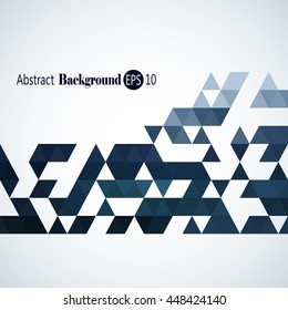 Awesome Stylish Geometric background with colorful triangles