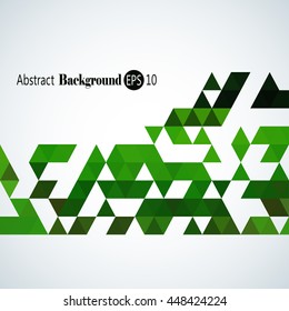 Awesome Stylish Geometric background with colorful triangles