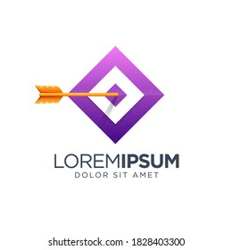 Awesome Target Logo Design Template