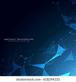 awesome technology particles background design