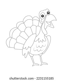 Awesome thanksgiving coloring page for kids