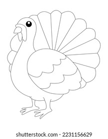 Awesome Thanksgiving coloring page for kids