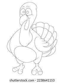 awesome Thanksgiving Coloring page for kids