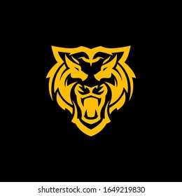 increíble vector de logotipo de tigre