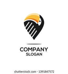 AWESOME TOUCAN POINT LOGO CONCEPT