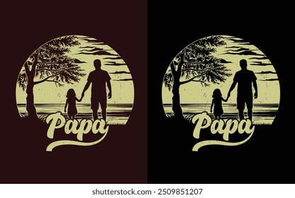 Awesome Trendy Creative Father Vector Typographic T-Shirt Design for free download.