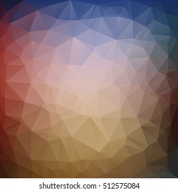 Awesome triangle illustration in vector graphics.