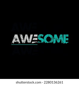 Awesome Typography and Minimal T shirt design