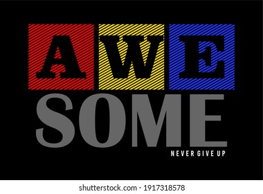 awesome typography for print t shirt