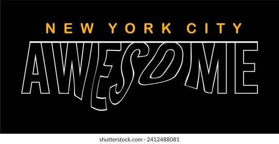 awesome typography vector for print t shirt