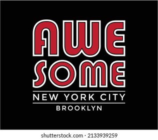 Awesome Typography Vector T-shirt Design 