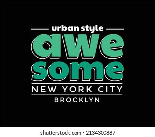 Awesome Typography Vector T-shirt Design 