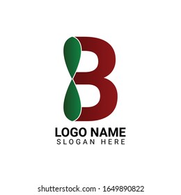 Awesome unique colorful creative letter logo, B letter logo vector template for company