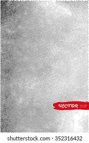 Awesome vector Halftone texture. Grunge ink Halftone background (hand made from ink painting). Halftone effect for your design.