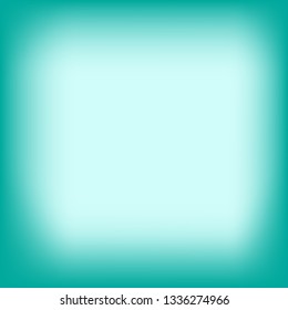 Awesome vector mesh. Abstract turquoise blur background for webdesign, colorful gradient blurred wallpaper. Stock illustration. Copy space. Social media, poster, flier, screen design for app.