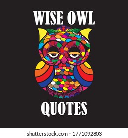 awesome vector owl      t shirt  design