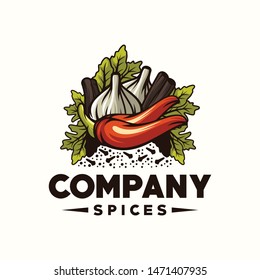 awesome vintage vegetable design logo