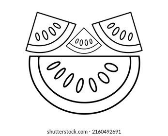 Awesome watarmelon vector eps 10