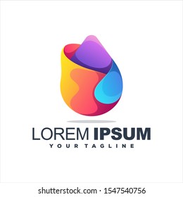 awesome water drop logo design