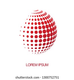 awesome white of disco ball. Abstract vector illustration background.