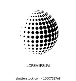 awesome white of disco ball. Abstract vector illustration background.