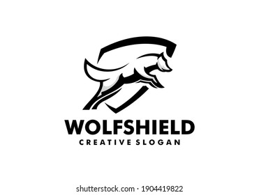 Awesome Wolf Modern Creative Logo Design