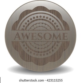 Awesome wood emblem. Vintage.