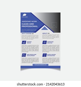 Fantastische Arbeit, sauberer und professioneller Flyer