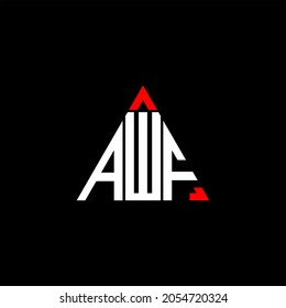 AWF letter logo creative design. AWF unique design
