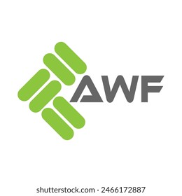 Diseño de Vector de logotipo de la letra AWF, logotipo simple y moderno AWF. Diseño de alfabeto de lujo AWF
