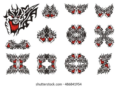 279 Double dragon head symbol Images, Stock Photos & Vectors | Shutterstock