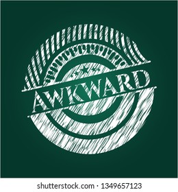 Awkward chalk emblem