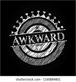Awkward written with chalkboard texture - Powered by Shutterstock - Get 15% off with code: PIKWIZARD15