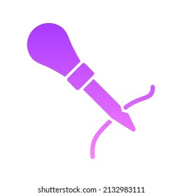 Awl Glyph Gradient Icon Design