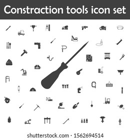 Awl icon. Constraction tools icons universal set for web and mobile