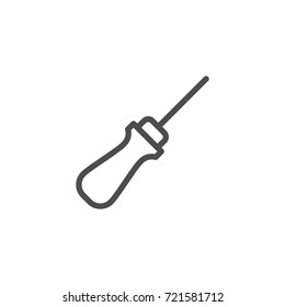 Awl line icon
