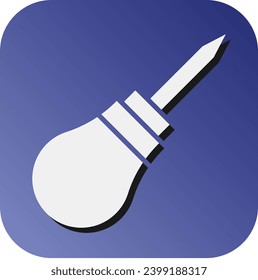Awl Vector Glyph Gradient Background Icon For Personal And Commercial Use.
