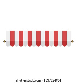 awning cartoon vector.